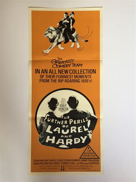 Vintage Cinema Daybill Film Poster The Further Perils Of Laurel And