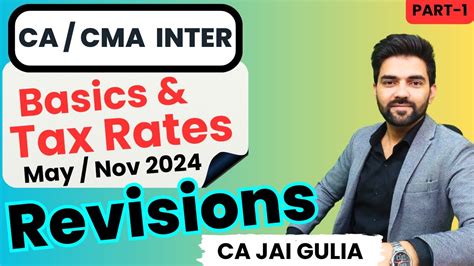 May Nov Basics Tax Rates Revision L Ca Cma Inter Direct