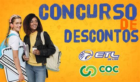 Concurso de Descontos para Cursinho Pré Vestibular 2021 ETL