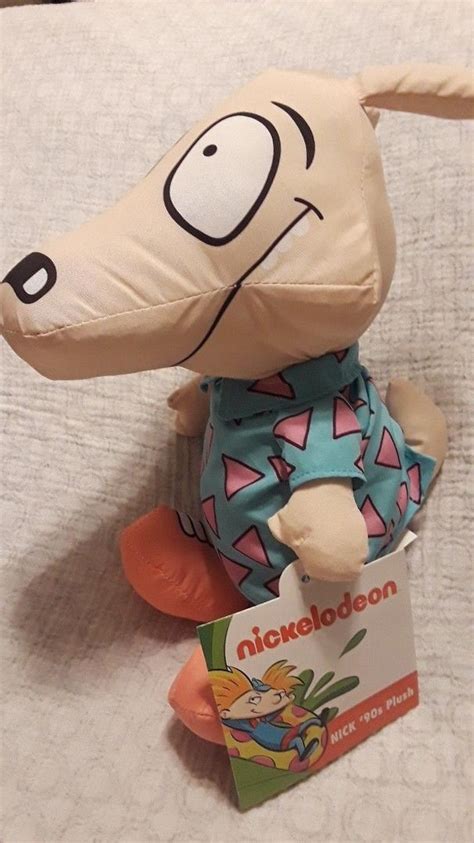 Nickelodeon Nick 90s Plush Stuffed Rockos Modern Life 14 Rocko