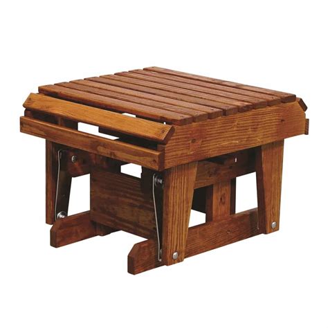 Wooden Gliding Ottoman Weaver S Stove And Patio