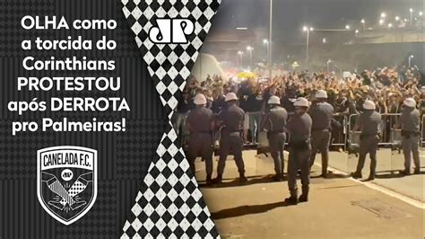 TIME SEM VERGONHA BANDO DE Torcida do Corinthians PROTESTA após