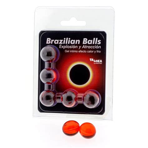 TALOKA BRAZILIAN BALLS GEL EXCITANTE EFECTO CALOR Y FRÍO 5 BOLAS