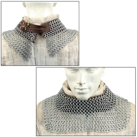 Chainmail Bishops Mantle Collar Knights Templar Renaissance Armor Ebay