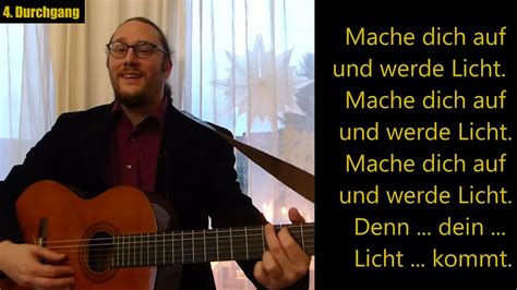 Mache Dich Auf Und Werde Licht Kanon Singalong Mit Text