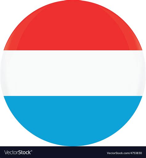 Luxembourg flag Royalty Free Vector Image - VectorStock