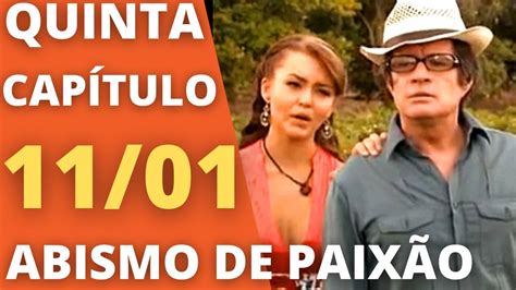 Abismo De Paix O Cap Tulo Quinta Resumo Da Novela Abismo De