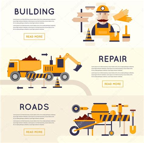 Road construction equipment — Stock Vector © odis #87369086