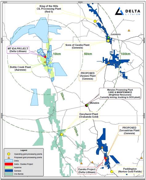 Delta Lithium Limited Asxdli Complementary High Grade Gold At Mt Ida