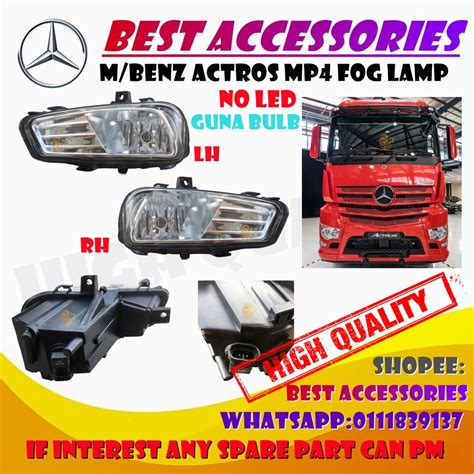 M BENZ ACTROS MP4 FOG LAMP NO LED HIGH QUALITY Shopee Malaysia