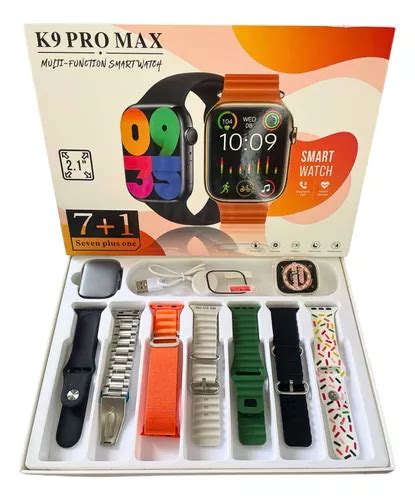 Smartwatch Relogio K9 Pro Max Series 9 Brindes 7 Pulseiras