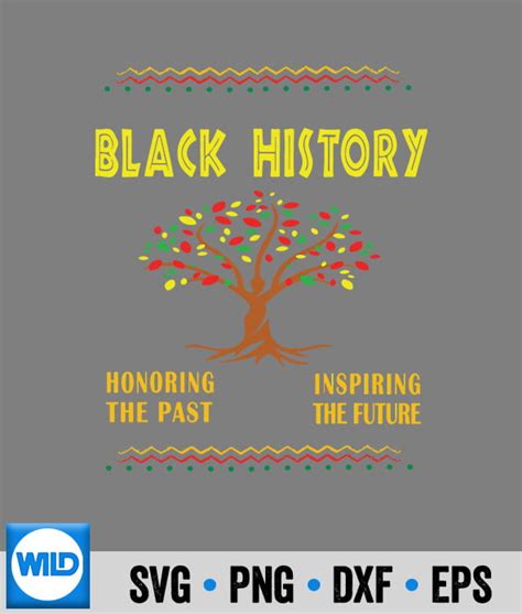 Black History Month Svg Honoring Past Inspiring Future Black History