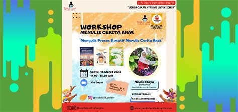 Komunitas Read Aloud Indonesia Workshop Menulis Cerita Anak Mengulik