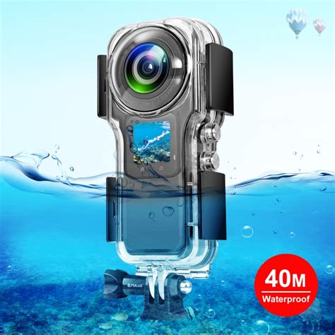 For Insta360 One RS 1-Inch 360 Edition PULUZ 40m Underwater Waterproof ...