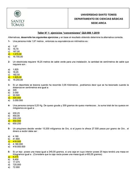 Examen 26 Junio 2021 Preguntas Y Respuestas Universidad Santo TomÁs