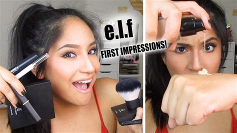 Elf Cosmetics Full Face First Impressions Elf Haul Tutorial