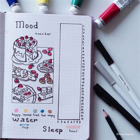 Amazing Bullet Journal Mood Tracker Ideas ⋆ Sheena of the Journal