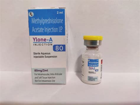 Methylprednisolone Acetate Injection, For Commercial, Packaging Size: Single Mono, Rs 02 /vial ...