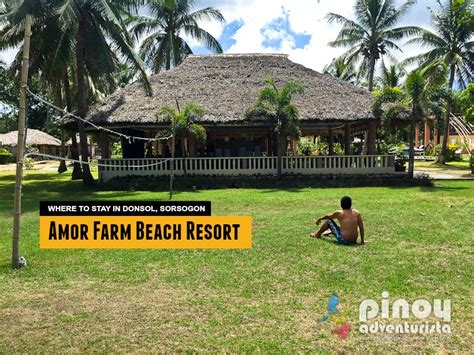 Beach Resorts In Donsol Sorsogon Amor Farm Beach Resort Pinoy