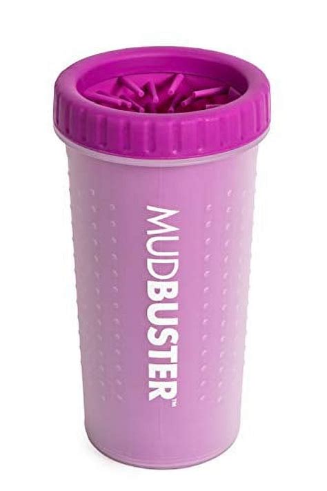 Dexas MudBuster Portable Dog Paw Washer/Paw Cleaner, Large, Fuchsia ...