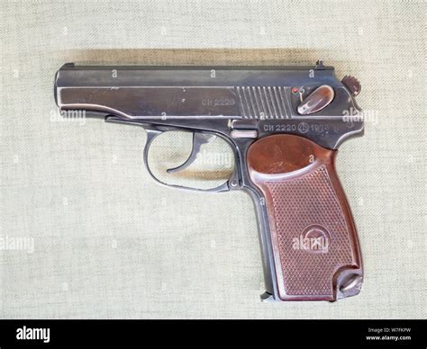 Kiew Ukraine Juli Russische Halbautomatische Makarov