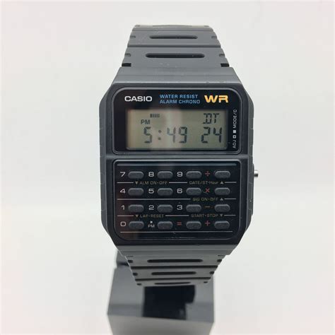 Vintage Casio Ca 53w Calculator Alarm Chronograph Watch By Madfresh On