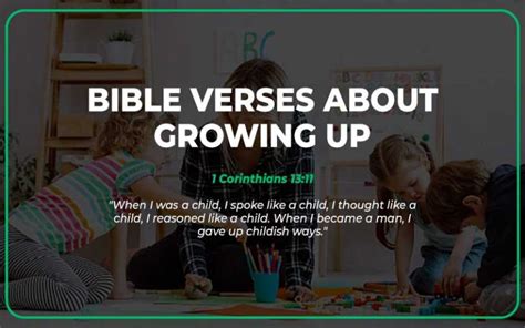 Top 40 Bible Verses About Growing Up Scripture Savvy