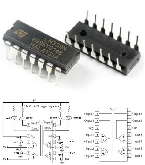 Lm N Lm Comparator Ic Low Power Quad Voltage