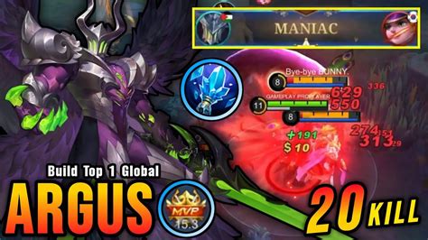 20 Kills MANIAC OP Argus With This Item 100 IMMORTAL Build Top