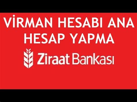 Ziraat Bankası Virman Hesabını Ana Hesap Yapma YouTube