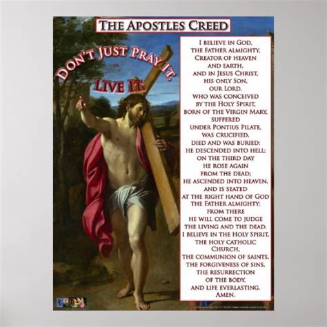 The Apostles Creed Poster | Zazzle