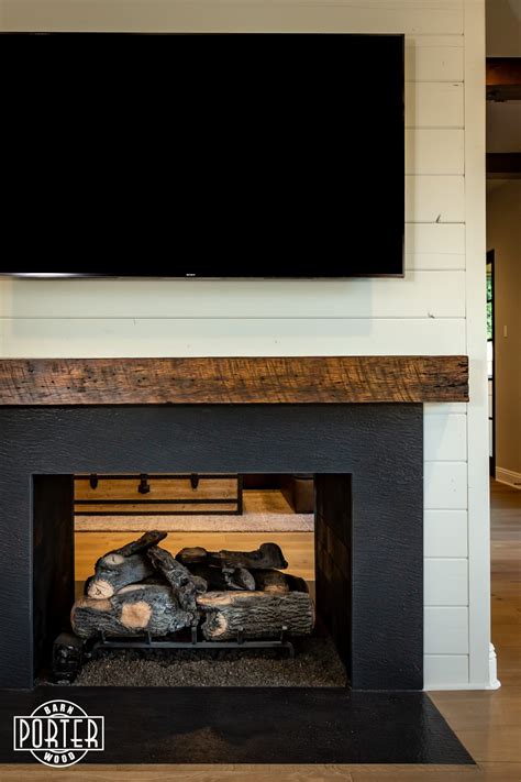 Reclaimed Mantel Porter Barn Wood