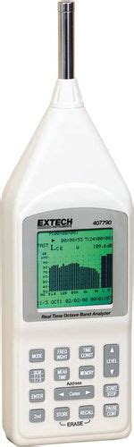 Sound Level Meter With Analysis Function 407790 Extech Class 2