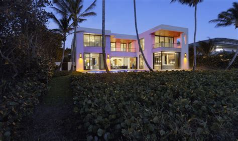 Million Newly Built Modern Oceanfront Mansion In Hillsboro Beach