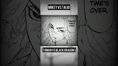 Mikey Vs Taiju Leader Of Black Dragons Tokyo Revengers Toman Vs Black