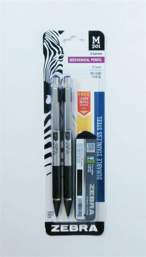 M301 Zebra Mechanical Pencil With Refill 2 Pencils R1 For Sale Online