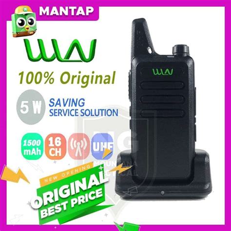 Promo WLN WINLAN HT Walkie Talkie KD C1 UHF Full Set Single Dekstop A9