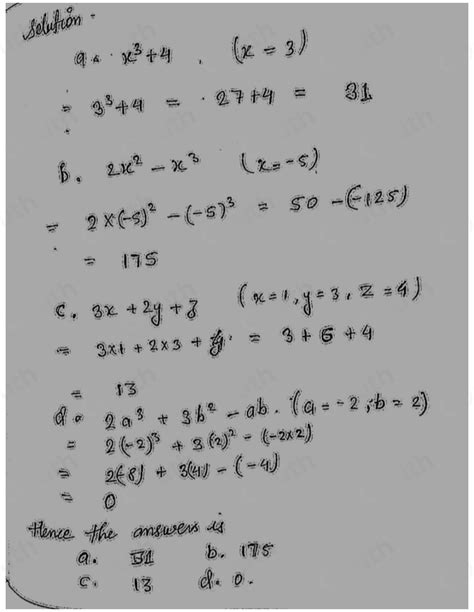 Solved 3 Calcula el valor numérico de las siguientes expresiones