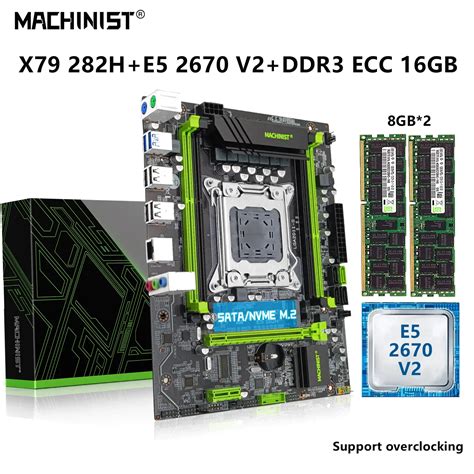 Machinist X79 Płyta Główna Zestaw Lga 2011 Xeon E5 2670 V2 Procesor