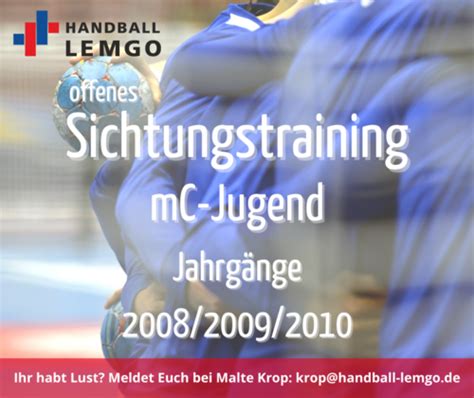 Talentsichtung F R Mc Jugend Jahrg Nge