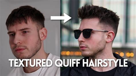 Mens Easy Textured Quiff Hairstyle Tutorial How I Style My Hair 2022