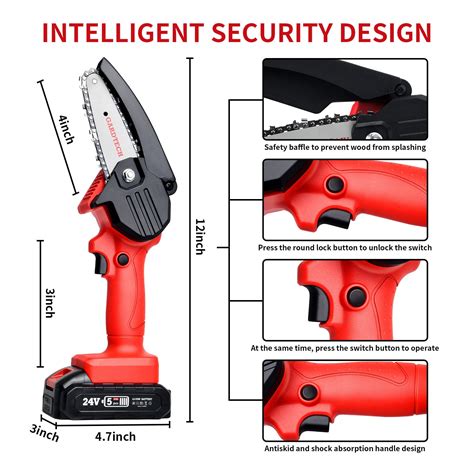 Best Mini Chainsaw Inch Cordless Chainsaw Gardtech Battery Powered