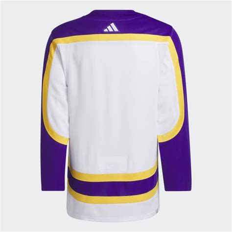 Adidas Men S Hockey Kings Authentic Reverse Retro Wordmark Jersey