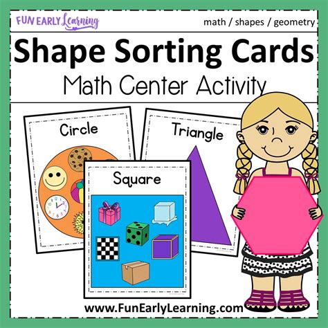 Shape Sorting Cards Fun Early Learning