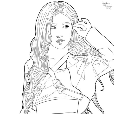 Coloriage Blackpink Coloriages gratuits à imprimer