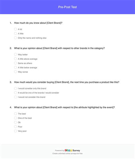 Marketing Campaigns Test Survey Forms Free Zoho Survey Template