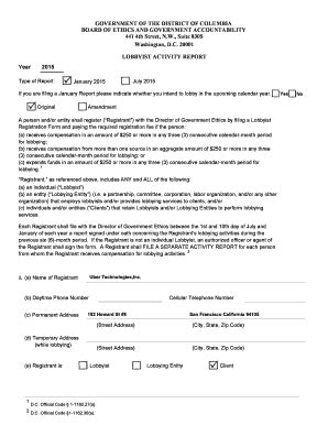 Fillable Online Efiling Bega Dc Registration Form And Paying The