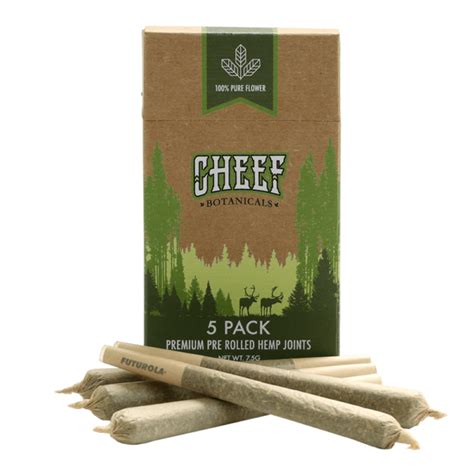 Cbd Pre Rolls Sour Space Candy 5 Pack Cheef Botanicals