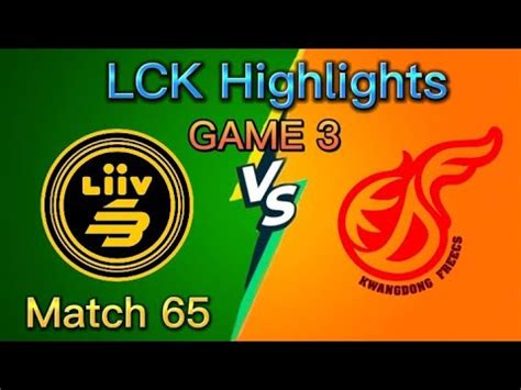 LSB Vs KDF GAME 3 Highlights LCK Spring 2023 YouTube