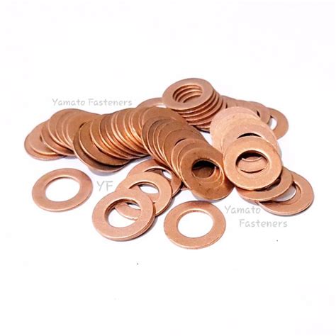 Jual Ring Plat Tembaga M8 X 14mm Copper 8x14 Seal Washer Diameter Dalam